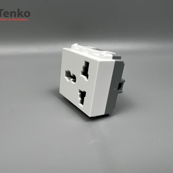 Nhân Ổ Cắm Đơn 3 Chấu Âm Sàn Chính hãng Tenko TK-AS-11