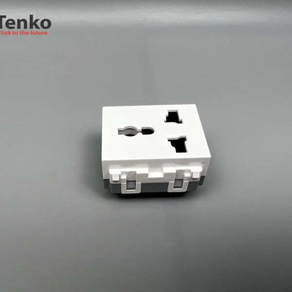 Nhân Ổ Cắm Đơn 3 Chấu Âm Sàn Chính hãng Tenko TK-AS-11