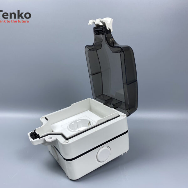Ổ Cắm Chuẩn Đức Schuko Chống Nước Ngoài Trời Cho Xe Điện Tenko TK-IP66-04