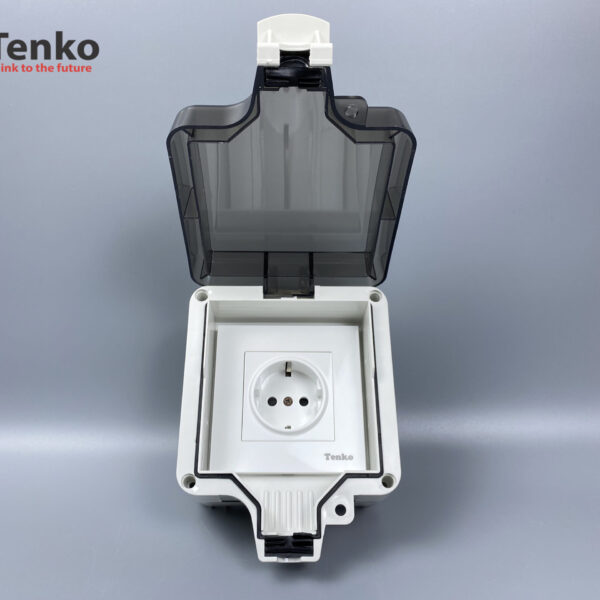 Ổ Cắm Chuẩn Đức Schuko Chống Nước Ngoài Trời Cho Xe Điện Tenko TK-IP66-04
