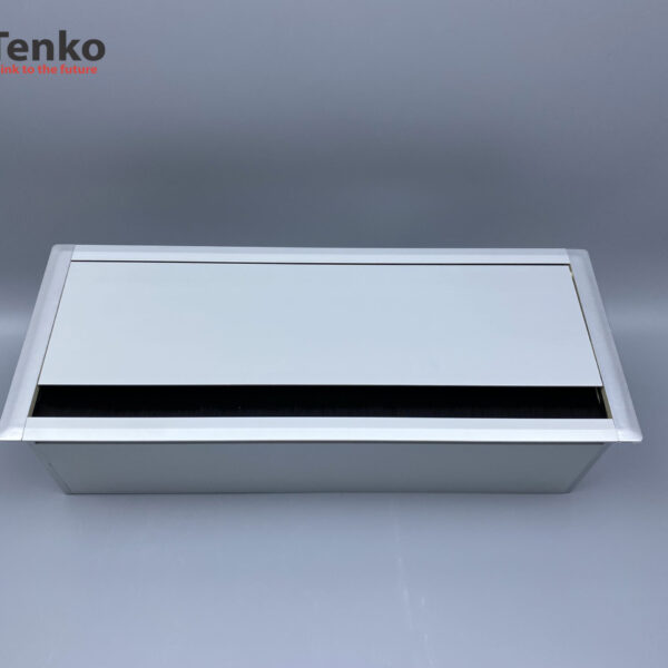 Hộp Điện Âm Bàn Họp 3 Ổ Đa Năng Box Nhôm Nguyên Khối Tenko TK-AB3S-02
