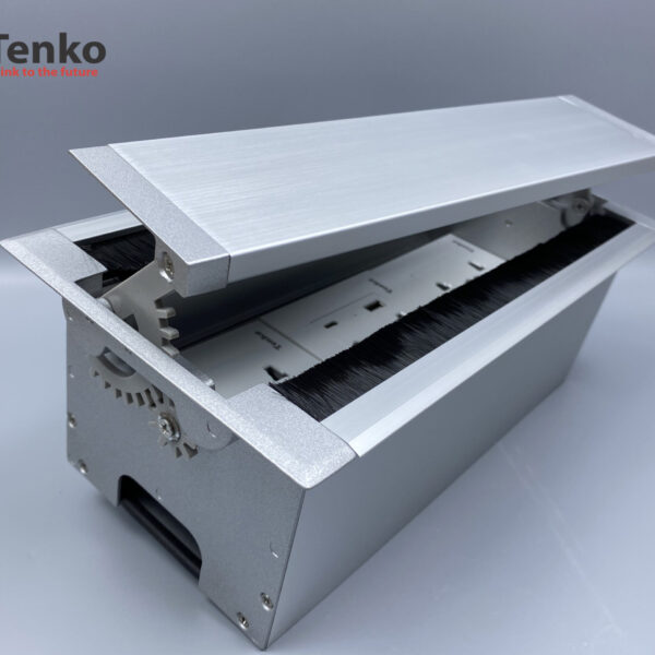 Hộp Điện Âm Bàn Mở 2 Chiều Ổ Cắm Điện Đa Năng Kèm Cổng USB Và Type C Tenko TK-HC3S-02
