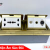Ổ cắm âm sàn kèm mạng LAN và cổng âm thanh