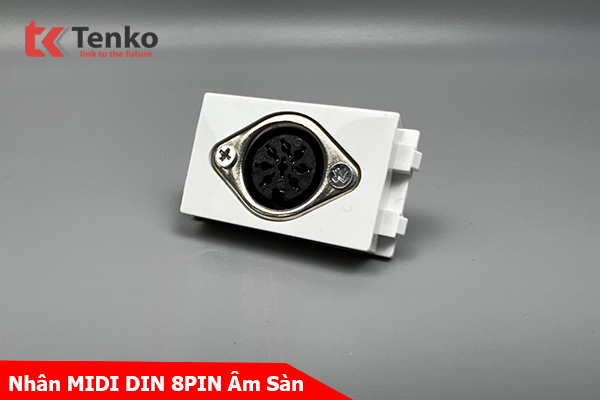 Nhân Ổ Cắm MIDI DIN 8PIN Âm Sàn Chính Hãng Tenko TK-AS-07