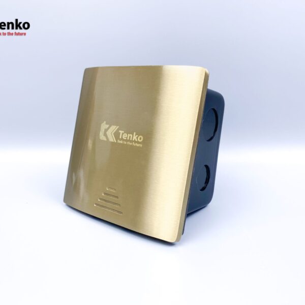 Hộp Điện Âm Sàn Chống Nước Kèm Ổ Cắm Chuẩn Úc Chất  Liệu Đồng Cao Cấp Tenko TK-J06-01 Màu Vàng