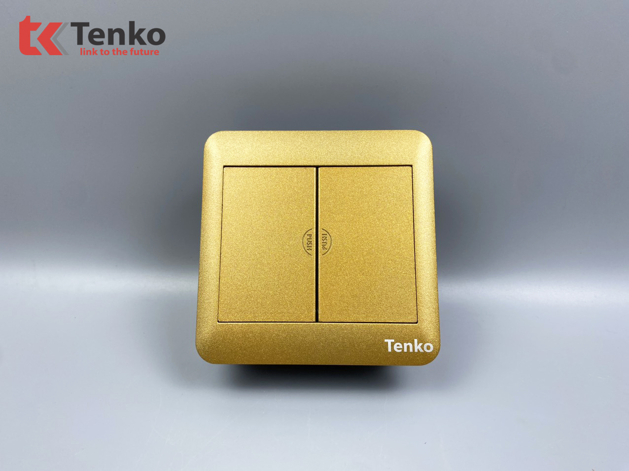 Ổ Cắm Điện Âm Sàn Kèm Cổng Mạng, Cổng Âm Thanh và MIDI 8PIN Tenko TK-DS-111S08 Vàng