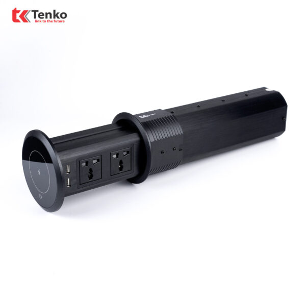 Ổ Điện Âm Bàn Đảo Bếp Chính Hãng Tenko TK-HX9 Màu Đen