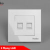 Ổ cắm 2 mạng LAN âm tường