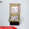Ổ Cắm Điện Âm Sàn Chống Nước Kèm 2 Cổng Mạng LAN Tenko