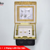 Ổ Cắm + 2 Mạng LAN Âm Sàn