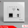 Wifi âm tường mặt nhựa trắng Tenko TK-TT-69