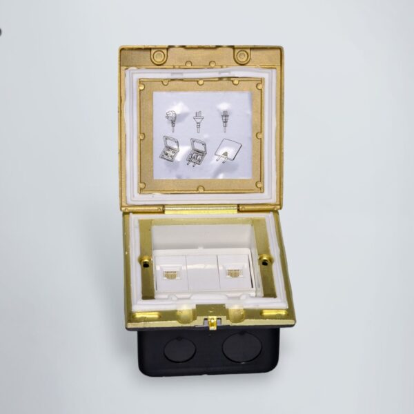 Hộp Điện Âm Sàn Chống Nước 2 Mạng LAN (RJ45) Tenko TK-J06-10 