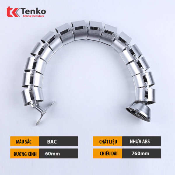 Ống Luồn Dây Điện Bàn Làm Việc Chính Hãng Tenko TK-GL01