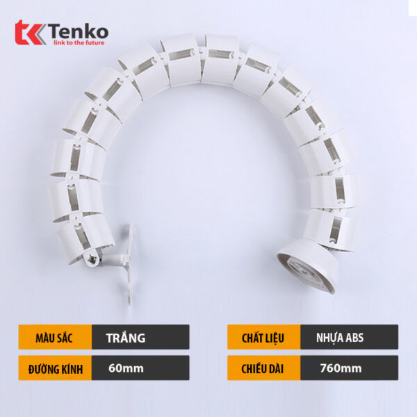 Ống Luồn Dây Điện Bàn Làm Việc Chính Hãng Tenko TK-GL01