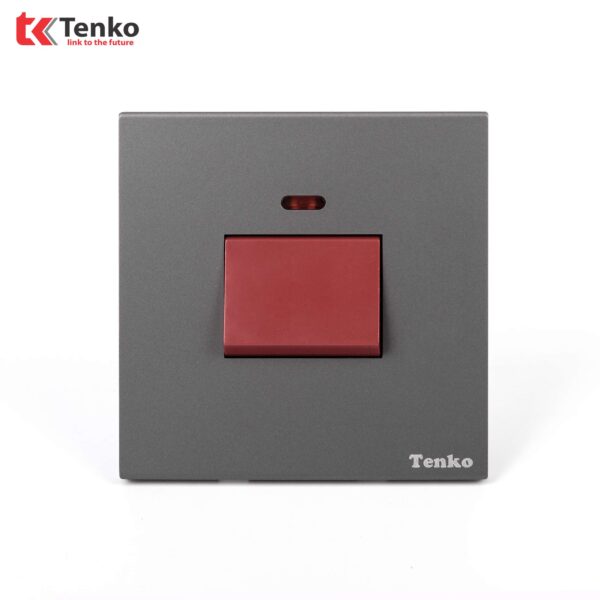 Công Tắc 45A Tràn Viền Nhựa Cao Cấp Màu Xám Chính Hãng Tenko TK-T8-89