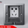 Ổ cắm ẩn TK-WB03 xám