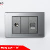 Ổ cắm mạng LAN + TV