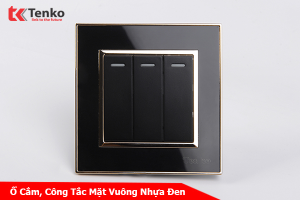 Mặt Vuông Nhựa Đen