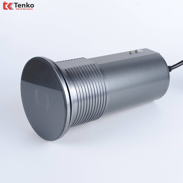 Ổ Điện Âm Bàn Đảo Bếp Chính Hãng Tenko TK-HX10 Ghi Xám
