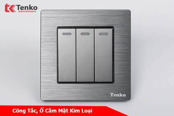 Công Tắc, Ổ Cắm Mặt Kim loại