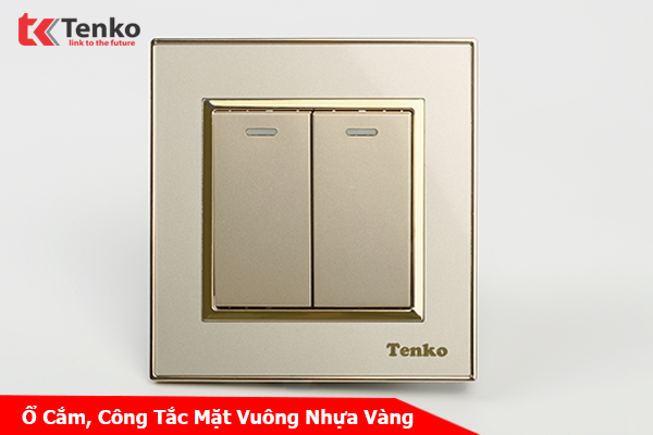 Mặt Vuông Nhựa Vàng