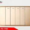Công Tắc 4 Nút Tràn Viền Nhựa Cao Cấp