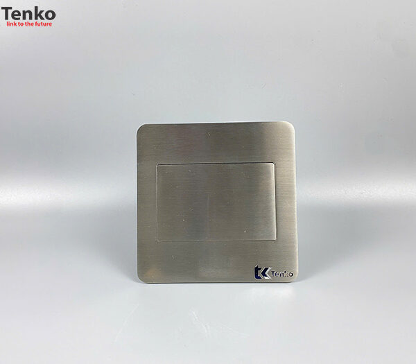 Ổ Cắm Điện Đôi 3 Chấu Âm Sàn Tenko TK-DS11 Màu Bạc