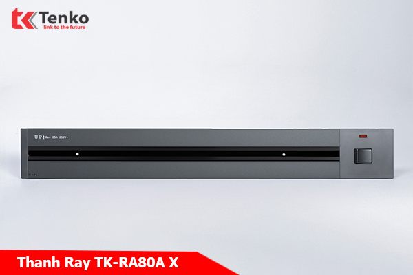 Thanh Ray Âm Tường 80 cm Tenko TK-RA80A X Màu Xám