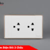 Ổ cắm điện đôi 3 chấu TK-C1