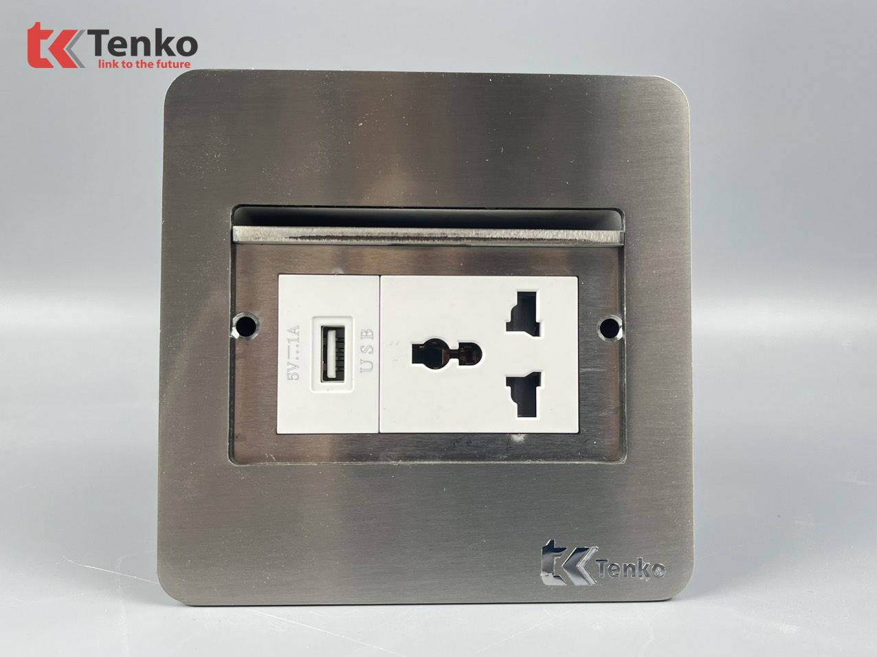 Ổ Cắm Điện Âm Sàn Kèm Cổng USB Chính Hãng Tenko TK-DS11-24