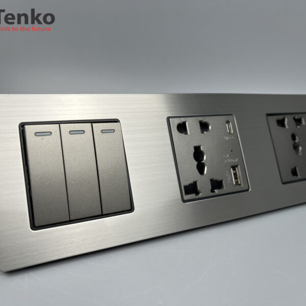 Công Tắc, Ổ Cắm USB + Type C 3 Module TK-KL3