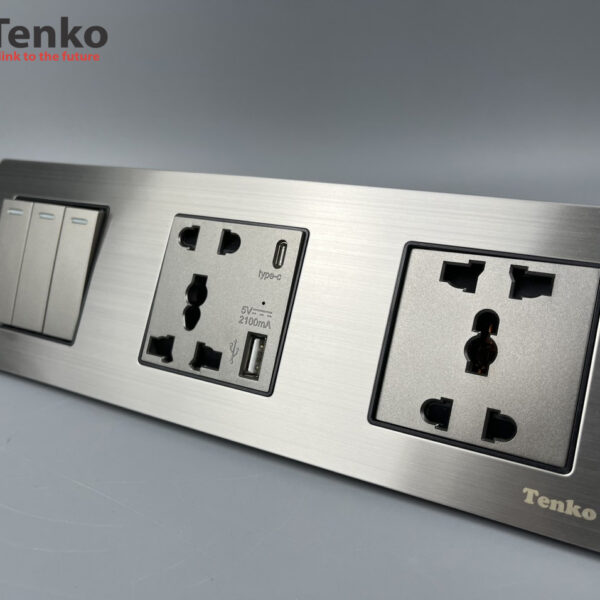 Công Tắc, Ổ Cắm USB + Type C 3 Module TK-KL3