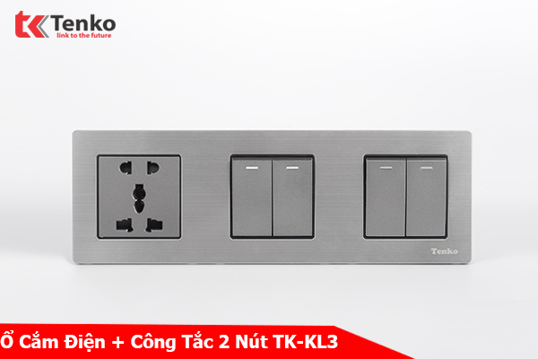 Ổ Cắm, Công Tắc Âm Tường 3 Module TK-KL3-05