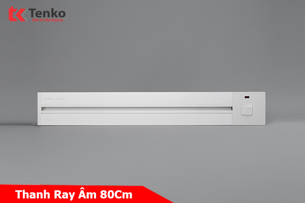 Thanh Ray Âm Tường 80 cm Tenko TK-RA80A T Màu Trắng