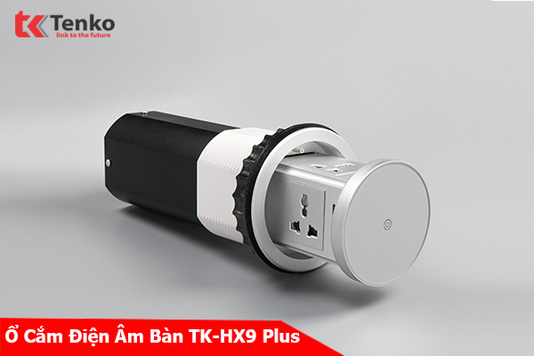 Ổ Điện Âm Bàn Đảo Bếp Tenko TK-HX9 Plus Màu Xám
