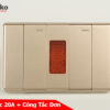 Công Tắc 20A + Công Tắc Đơn TK-C1