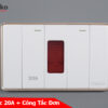 Công Tắc 20A + Công Tắc Đơn TK-C1