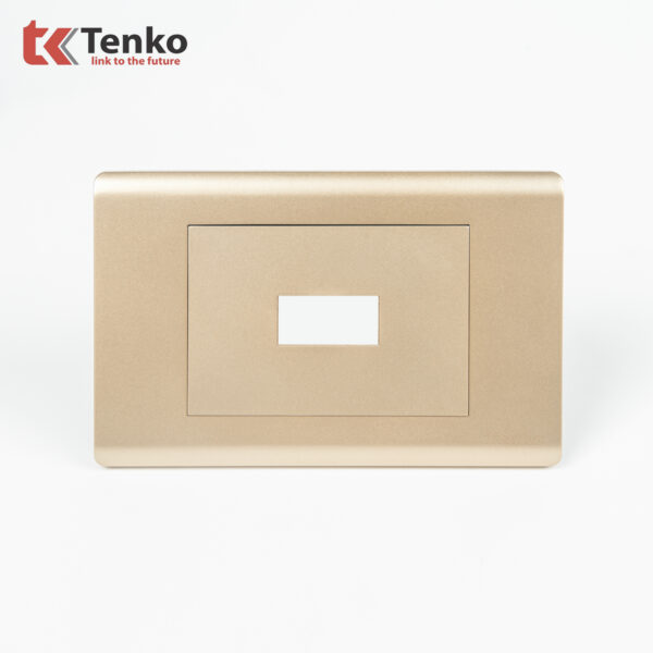 Mặt Át Khối + Gông Cao Cấp TENKO TK-C25-AK – Mặt Nhựa PC Vàng
