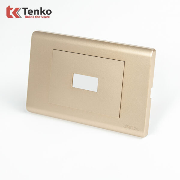 Mặt Át Khối + Gông Cao Cấp TENKO TK-C25-AK – Mặt Nhựa PC Vàng