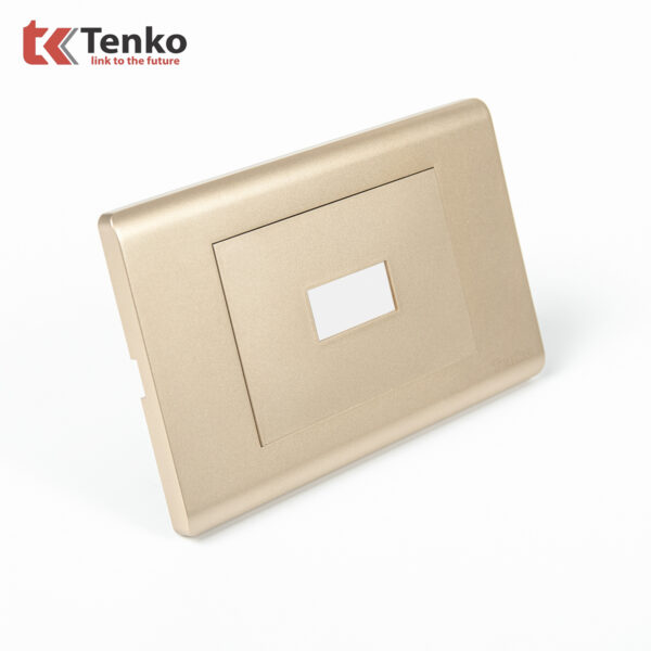 Mặt Át Khối + Gông Cao Cấp TENKO TK-C25-AK – Mặt Nhựa PC Vàng