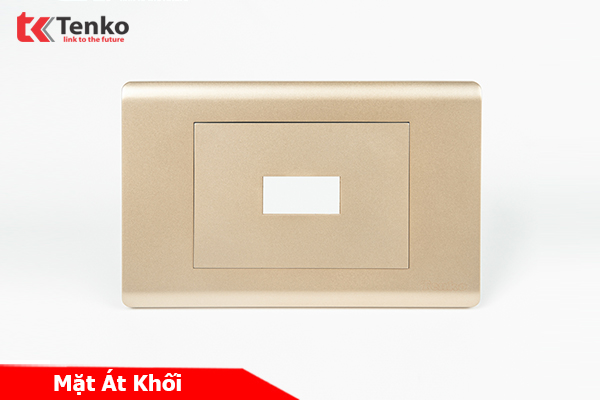 Mặt Át Khối + Gông Cao Cấp TENKO TK-C25-AK – Mặt Nhựa PC Vàng