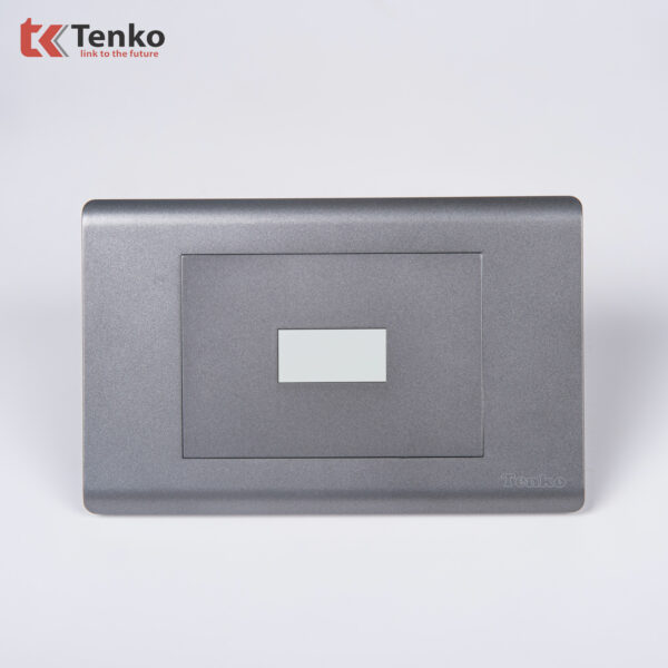 Mặt Át Khối + Gông Cao Cấp TENKO TK-C25-AK – Mặt Nhựa PC Xám