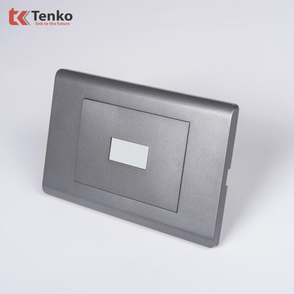 Mặt Át Khối + Gông Cao Cấp TENKO TK-C25-AK – Mặt Nhựa PC Xám