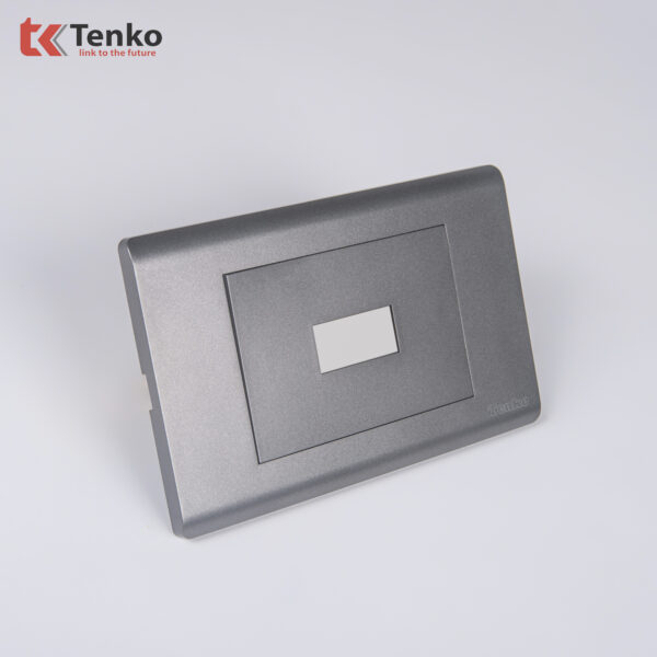 Mặt Át Khối + Gông Cao Cấp TENKO TK-C25-AK – Mặt Nhựa PC Xám