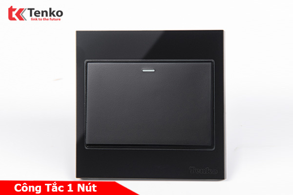 Công Tắc 1 Nút Mặt Kính Cường Lực Tenko TK-V18-01 – Giải Pháp Điều Khiển Điện Hiện Đại, Bền Bỉ