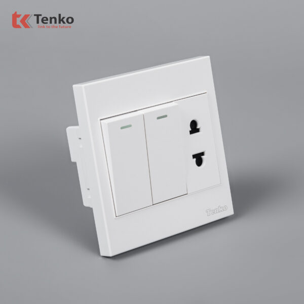 Công Tắc Ổ Cắm Điện Nhựa ABS Tenko TK-V1-027 – Giải Pháp Điều Khiển Điện Hiện Đại, Bền Bỉ