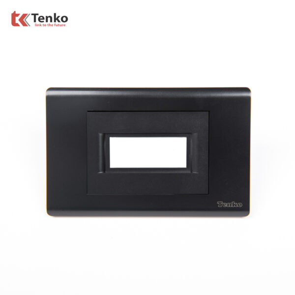 Mặt Át Đơn + Gông Cao Cấp TENKO TK-C25-AD – Mặt Nhựa PC Đen