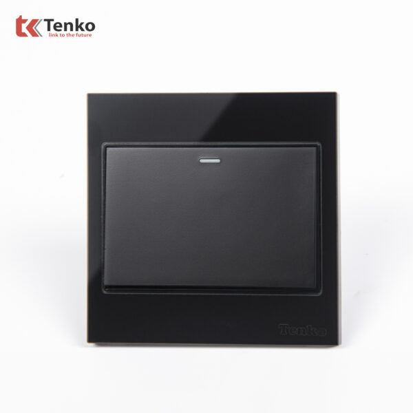 Công Tắc 1 Nút Mặt Kính Cường Lực Tenko TK-V18-01 – Giải Pháp Điều Khiển Điện Hiện Đại, Bền Bỉ