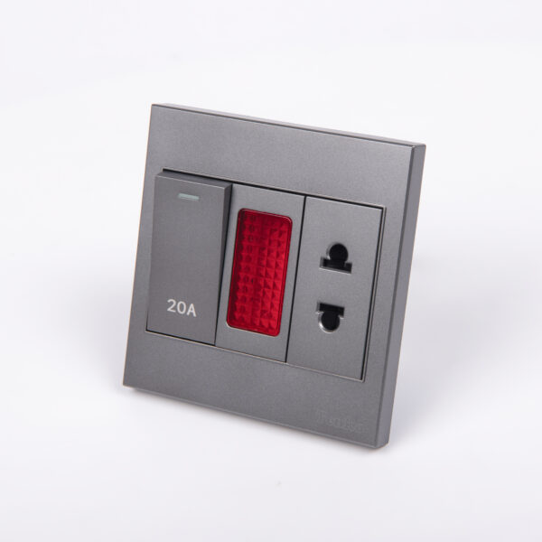 Công Tắc 20A Công Suất Cao Kèm Đèn Báo Mặt Nhựa ABS Tenko TK-V1-080 – Giải Pháp Điều Khiển Điện Hiện Đại, Bền Bỉ