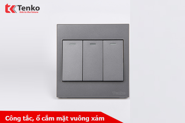 Mặt Vuông Nhựa Xám